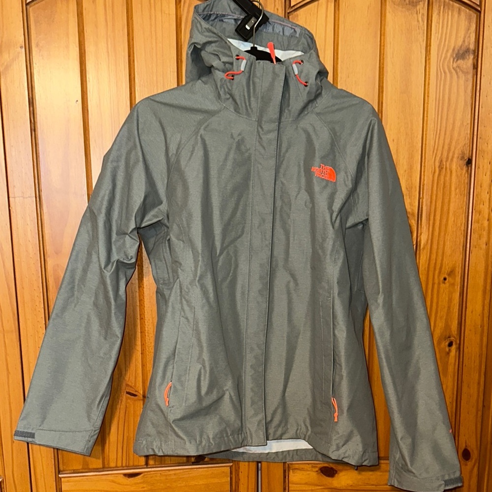 The North Face Women's Gray Shell Waterproof Jacket